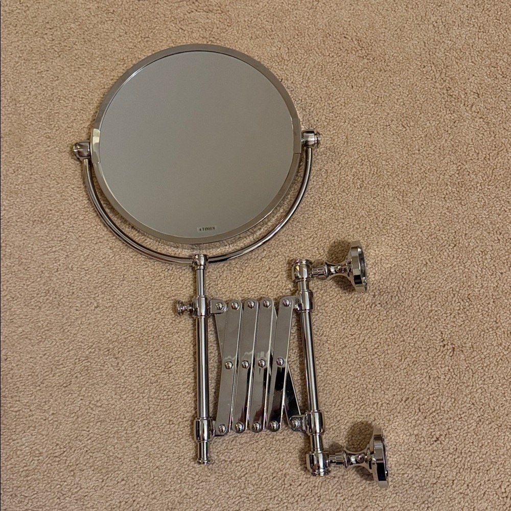 Restoration Hardware Lugarno Silver Wall-Mounted Mirror